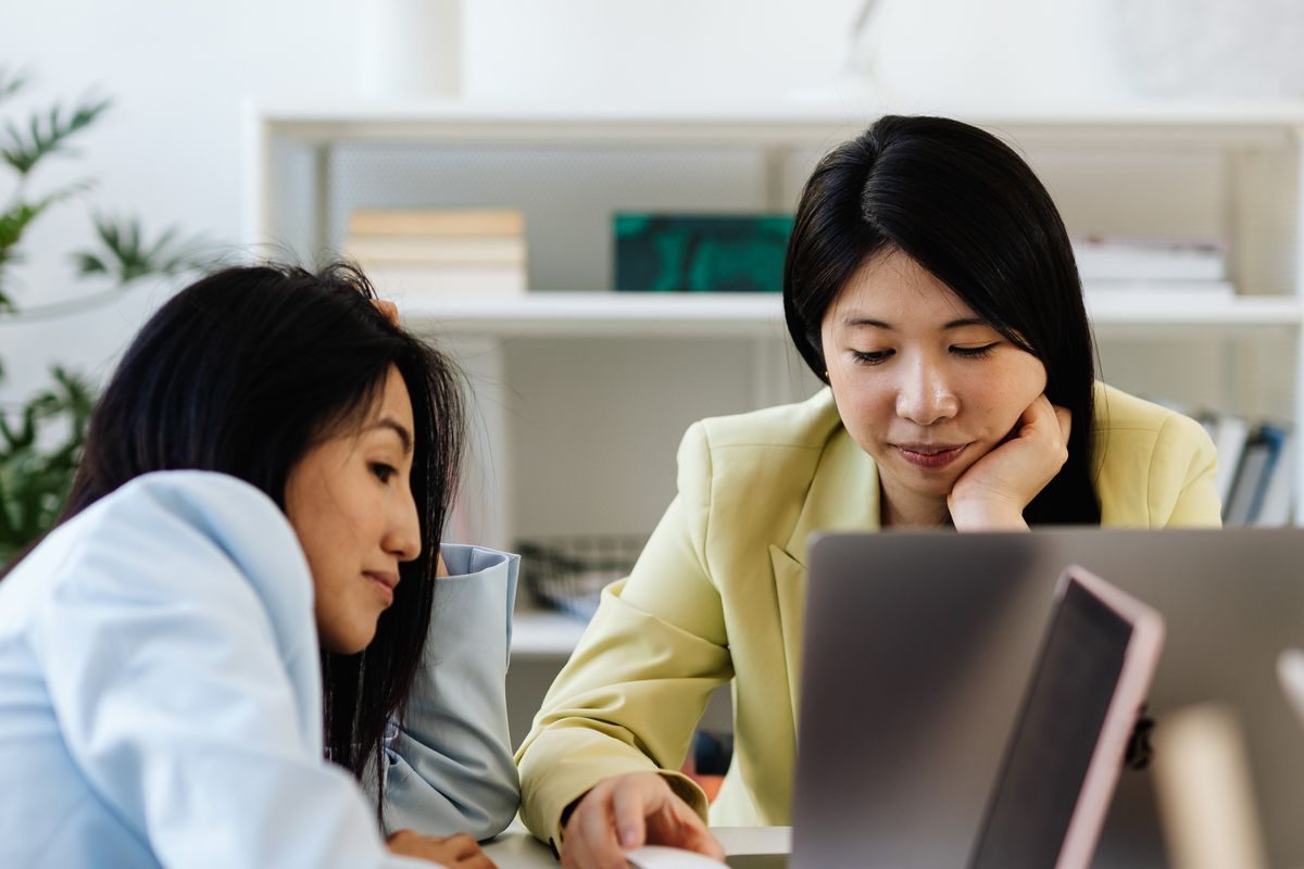 People working together in an office