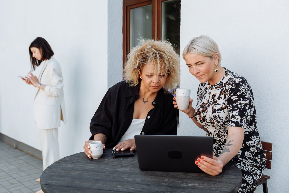 People working together in an office